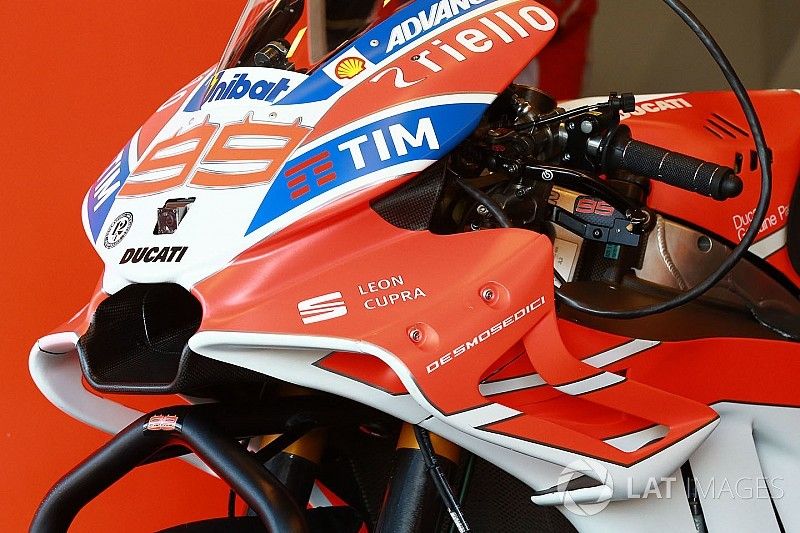 Jorge Lorenzo, Ducati Team fairing detail