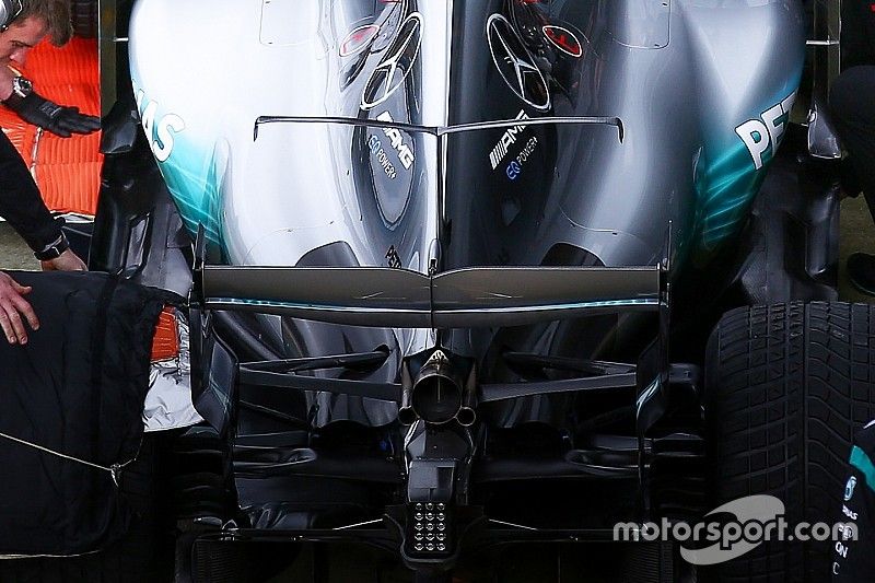 Mercedes AMG F1 W08 detalle