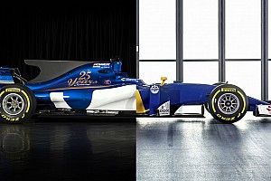 Vergelijking: Sauber in 2016 en 2017