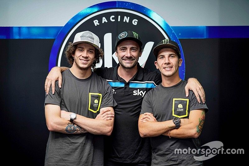 Marco Bezzecchi, Pablo Nieto, Andrea Migno, SKY RACING TEAM VR46 