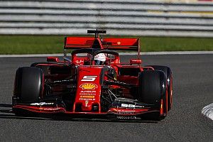 Belgian GP: Vettel leads Ferrari 1-2 in opening practice