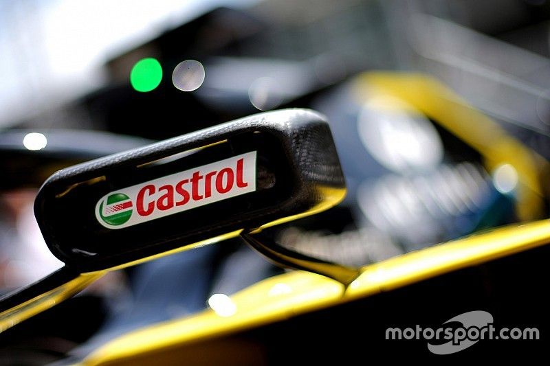 Logo Castrol sur la Renault F1 Team R.S.19