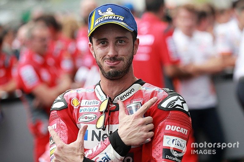 Le vainqueur Andrea Dovizioso, Ducati Team