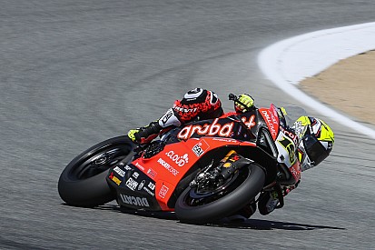 Bautista "didn't have arm strength" to finish Laguna Seca race