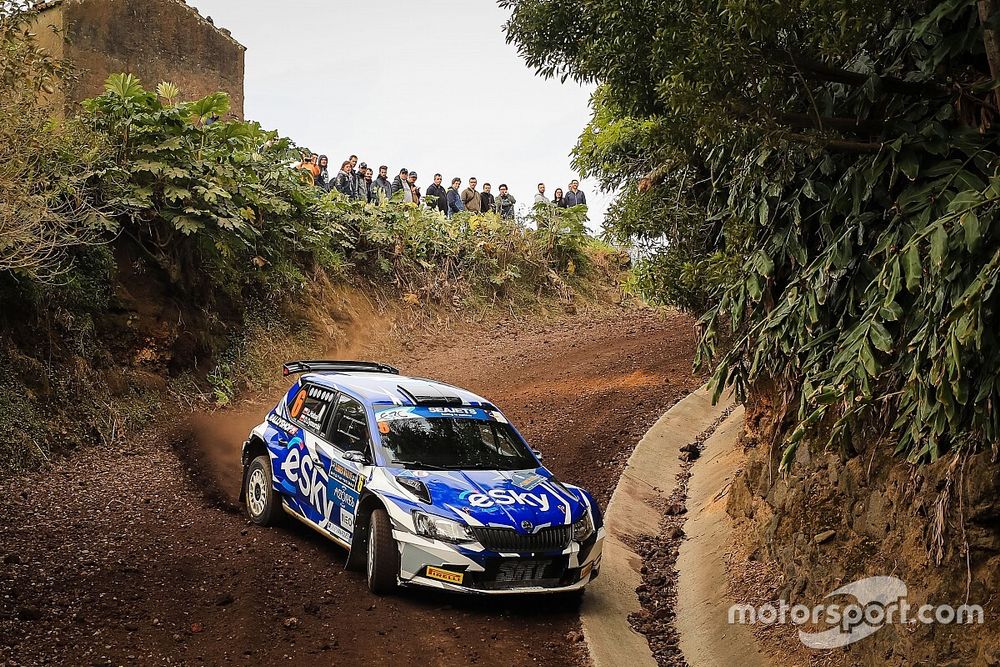 Łukasz Habaj/Daniel Dymurski Skoda Fabia R5 Rallye Azores