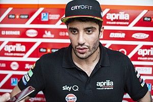 Iannone: "Mi sono divertito a guidare l'Aprilia, il feeling è migliore del previsto"