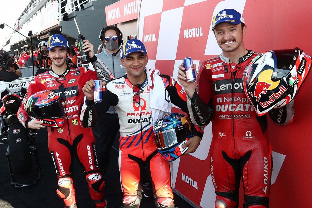 MotoGPバレンシア予選:ドゥカティ勢がフロントロウを独占! ロッシ、現役最後の予選は10番手