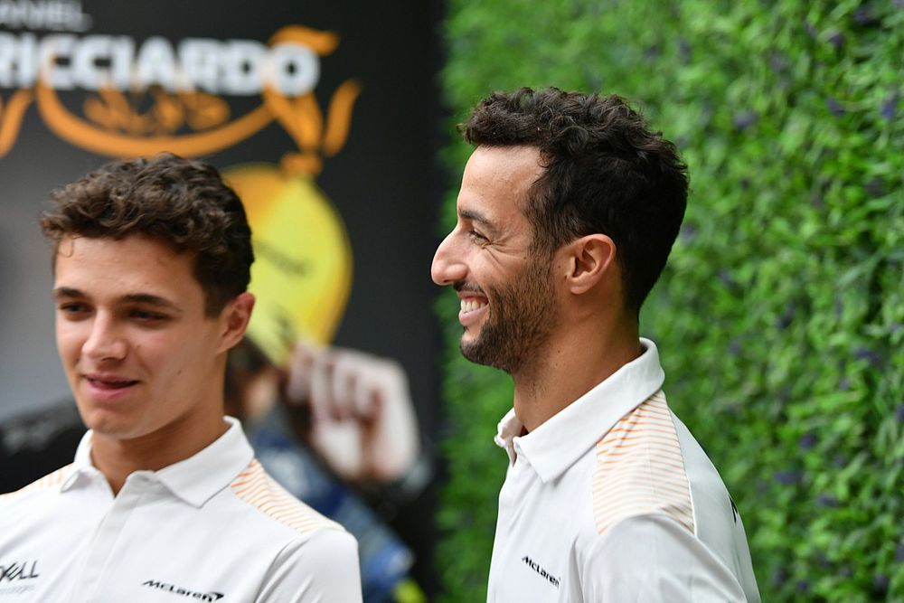 Norris explica por qué su relación con Ricciardo es más distante