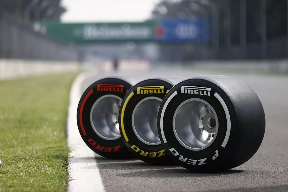 Pirelli tyres on track