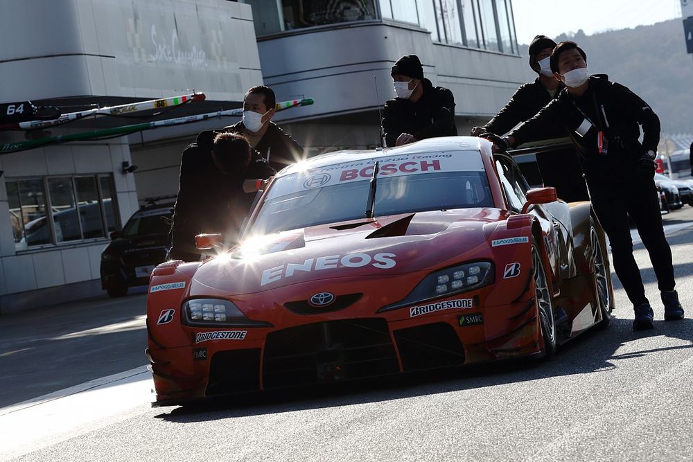 【スーパーGT】第8戦富士公式練習|GT500は14号車ENEOS、GT300はランク首位のスバルがトップタイム