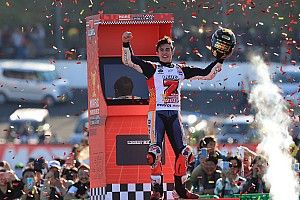 Motegi MotoGP: Marquez secures fifth title, Dovizioso crashes