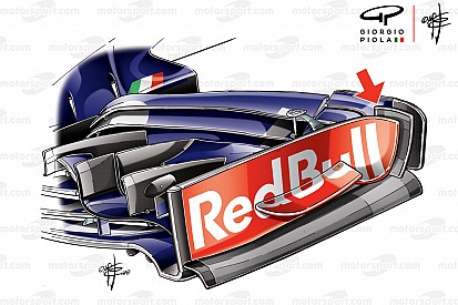 Toro Rosso: c'è un secondo deviatore di flusso dietro alla paratia dell'ala