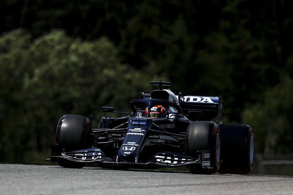 F1シュタイアーマルクFP1速報:フェルスタッペン首位。アルファタウリ好調、角田裕毅5番手