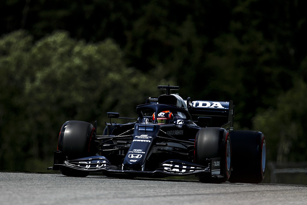F1シュタイアーマルクFP1速報:フェルスタッペン首位。アルファタウリ好調、角田裕毅5番手