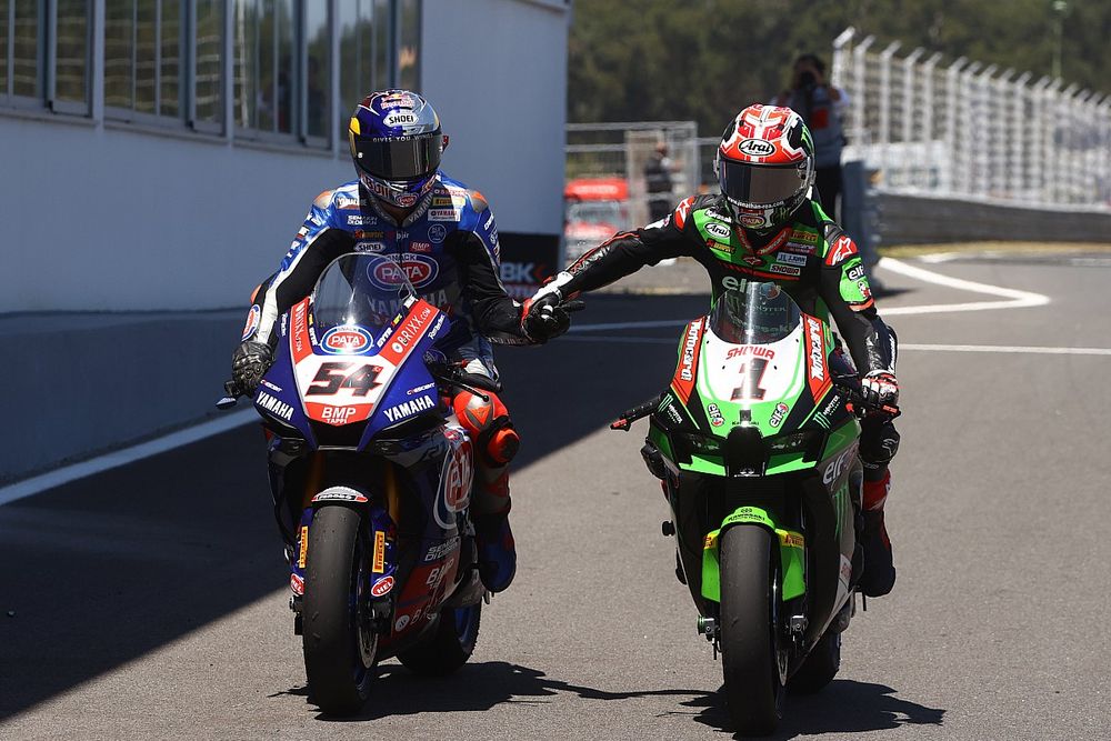 Toprak Razgatlioglu, PATA Yamaha WorldSBK Team, Jonathan Rea, Kawasaki Racing Team WorldSBK