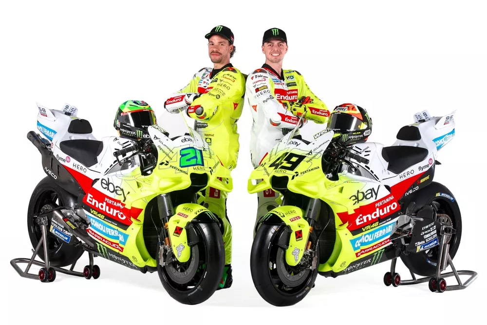 シャンプー vr46 VR46、モルビデリ加入の2025年新カラーリング発表。ロッシの「46」が