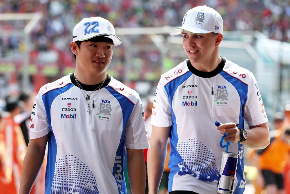 Isack Hadjar, RB F1 Team, Yuki Tsunoda, RB F1 Team
