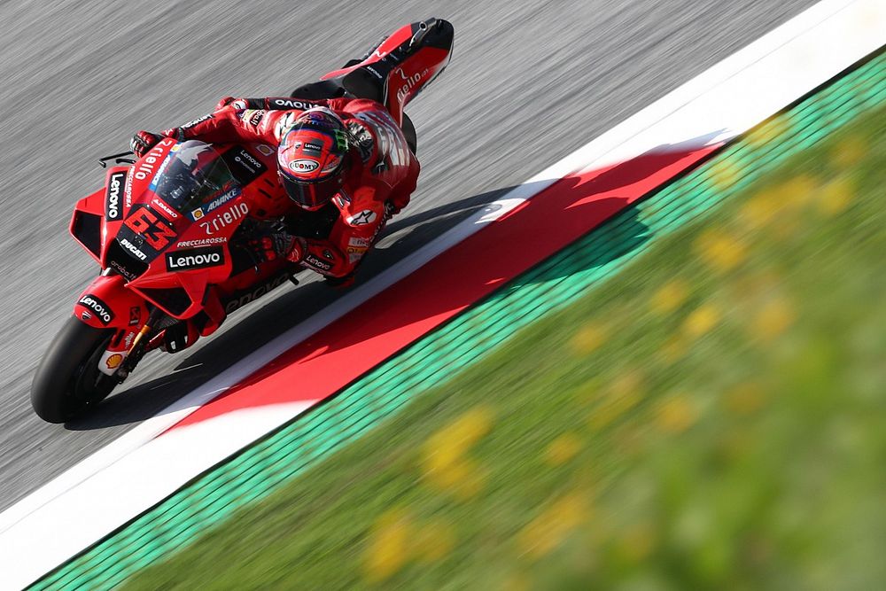 Bagnaia lidera el FP3 del GP de Austria de MotoGP