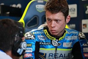 Rabat, hospitalizado después del choque con la moto de Morbidelli