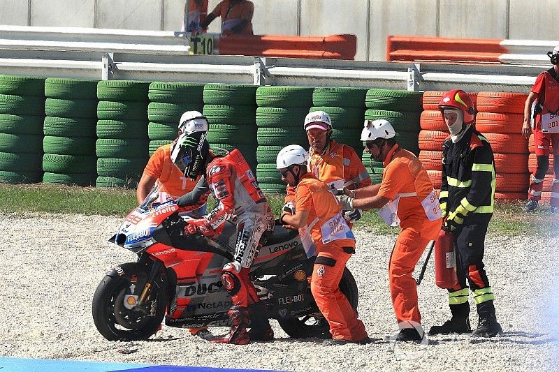 La chute de Jorge Lorenzo, Ducati Team