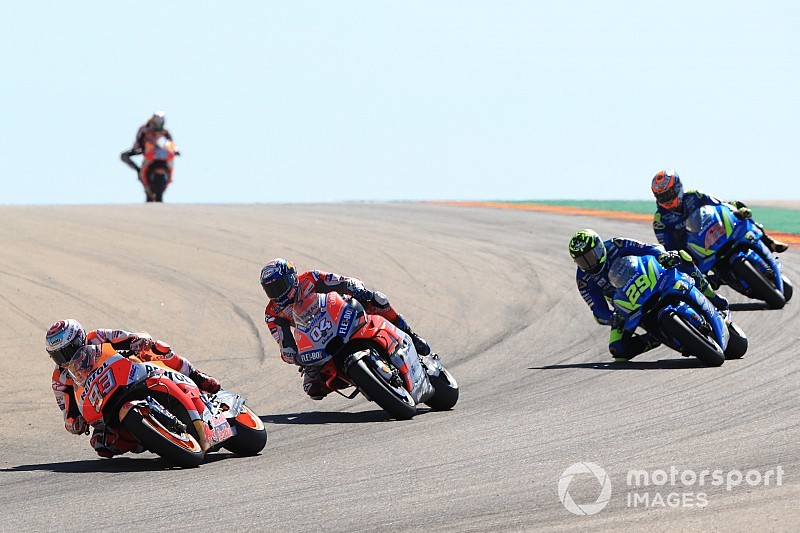 MotoGP Aragon 2018: Marquez besiegt Dovizioso, Lorenzo stürzt