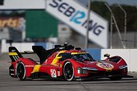 La Ferrari 499P à l'épreuve des bosses lors d'un test à Sebring