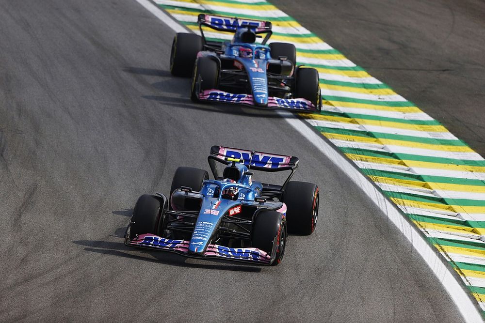 Esteban Ocon, Alpine A522, Fernando Alonso