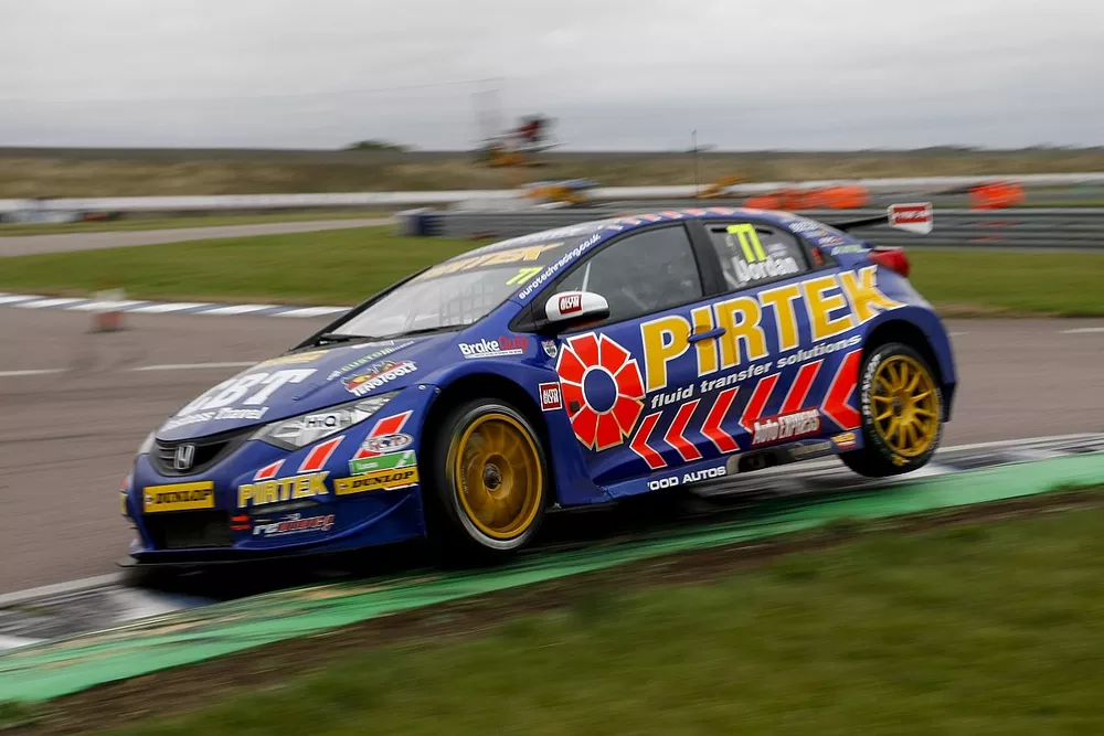 2013 British Touring Car Championship,Rockingham 14th-15th September 2013,Andrew Jordan (GBR) Pirtek Racing Honda CivicWorld copyright: Jakob Ebrey/LAT Photography