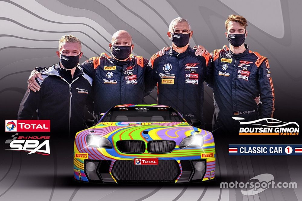 24h di Spa: Boutsen Ginion presenta una BMW M6 'Art Car'