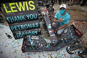 Hamilton: teams' title "almost more exciting" than drivers