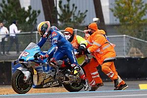 Álex Rins certain de n'avoir commis aucune erreur avant de chuter