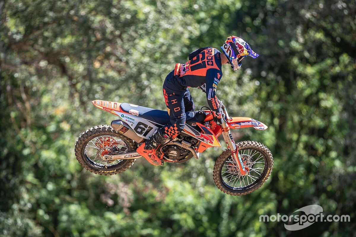 Prado, tras su primera victoria en MXGP: "Di mi máximo"