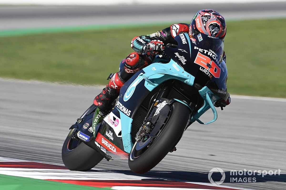 Barcelona MotoGP 3. antrenman: Quartararo, Vinales'in önünde lider