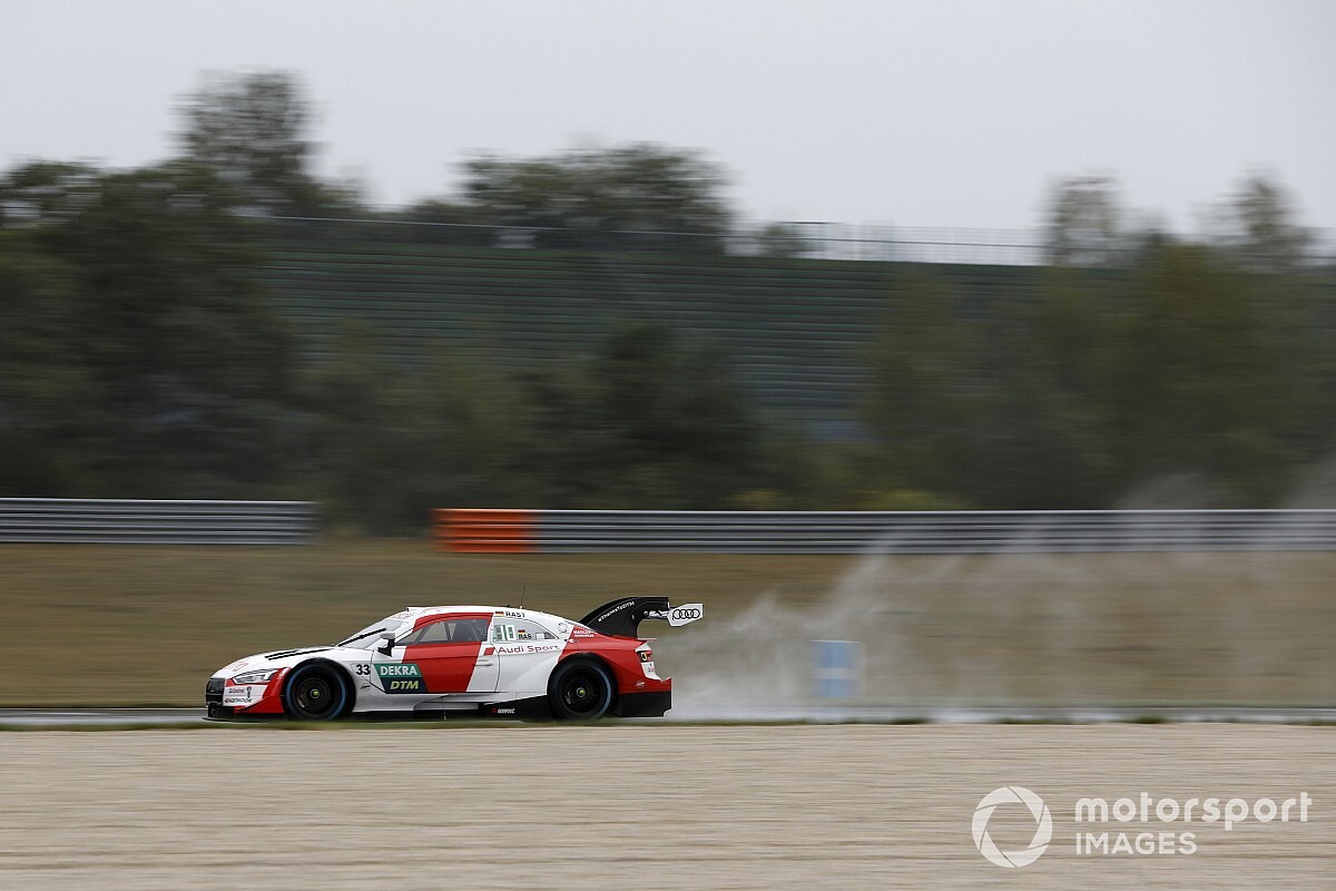 Rast wint eerste race op opdrogende Lausitzring, Frijns derde