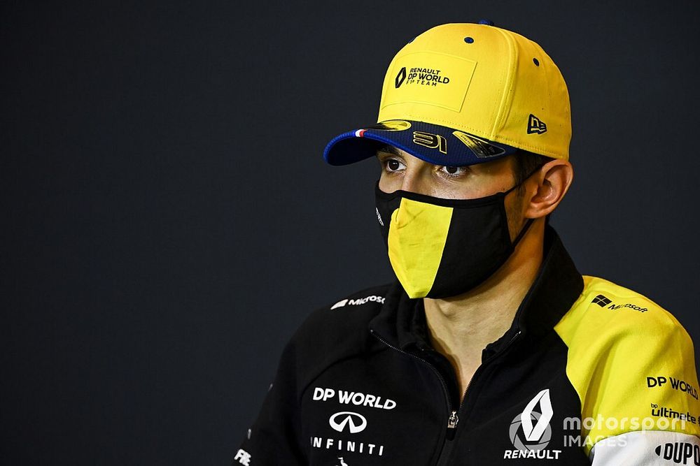 Esteban Ocon, Renault F1, in a Press Conference