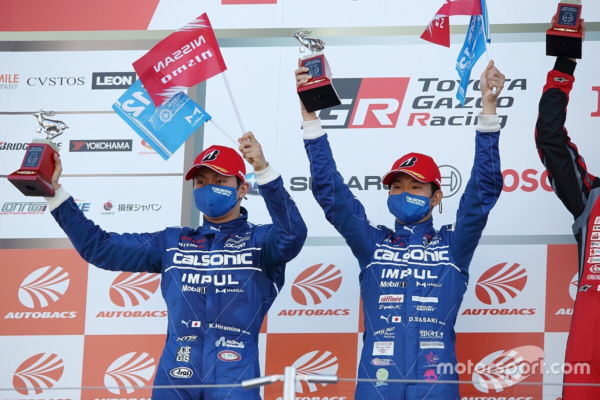 優勝に届かずも今季初表彰台、12号車カルソニックの平峰「悪い流れを断ち切れた」