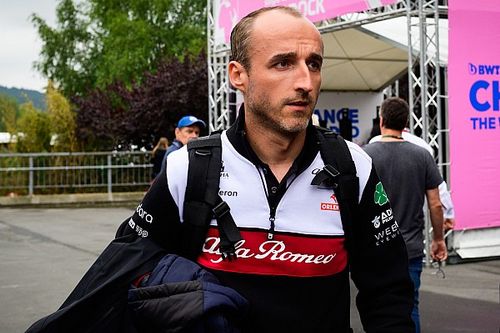 Kubica w pierwszym treningu