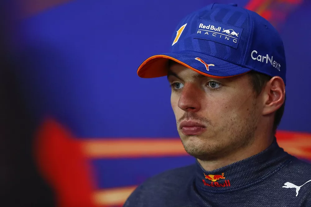 Max Verstappen, Red Bull Racing, 1st position, in the Press Conference