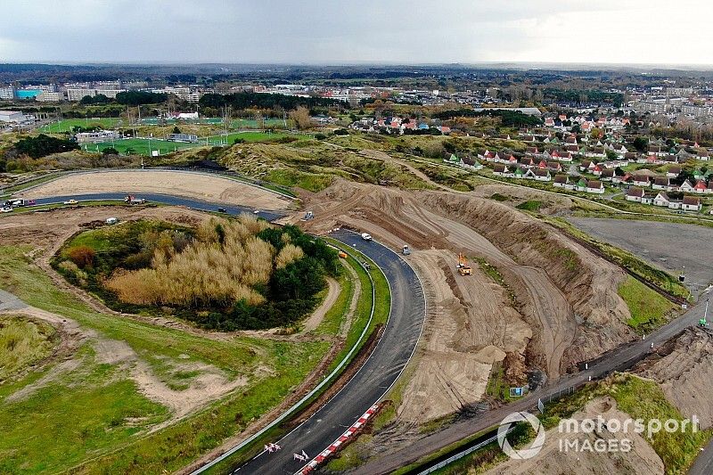 Les travaux sur le circuit de Zandvoort pour le Grand Prix des Pays-Bas