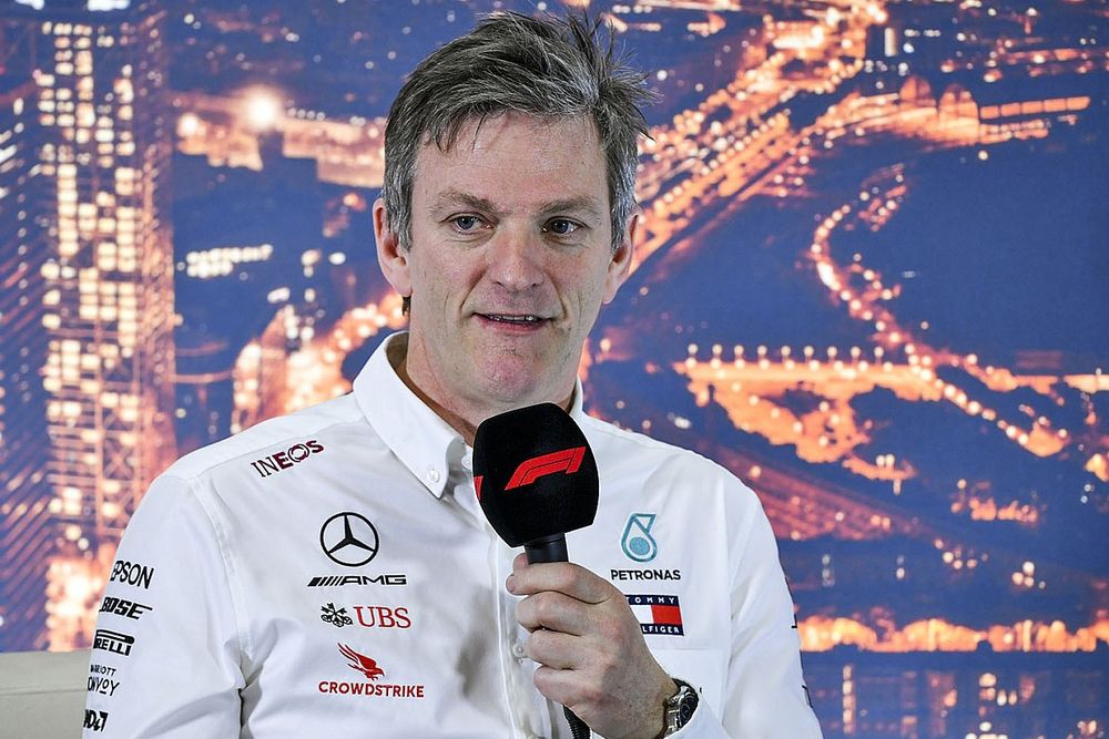 James Allison, Technical Director, Mercedes AMG in the press conference 