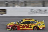 Logano wins Stage 1 in two-lap shootout at Kansas