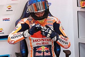 Marquez suffers hand injury in violent MotoGP qualifying crash