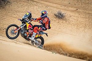 Dakar, Moto, Tappa 11: Sunderland mette paura alle Honda