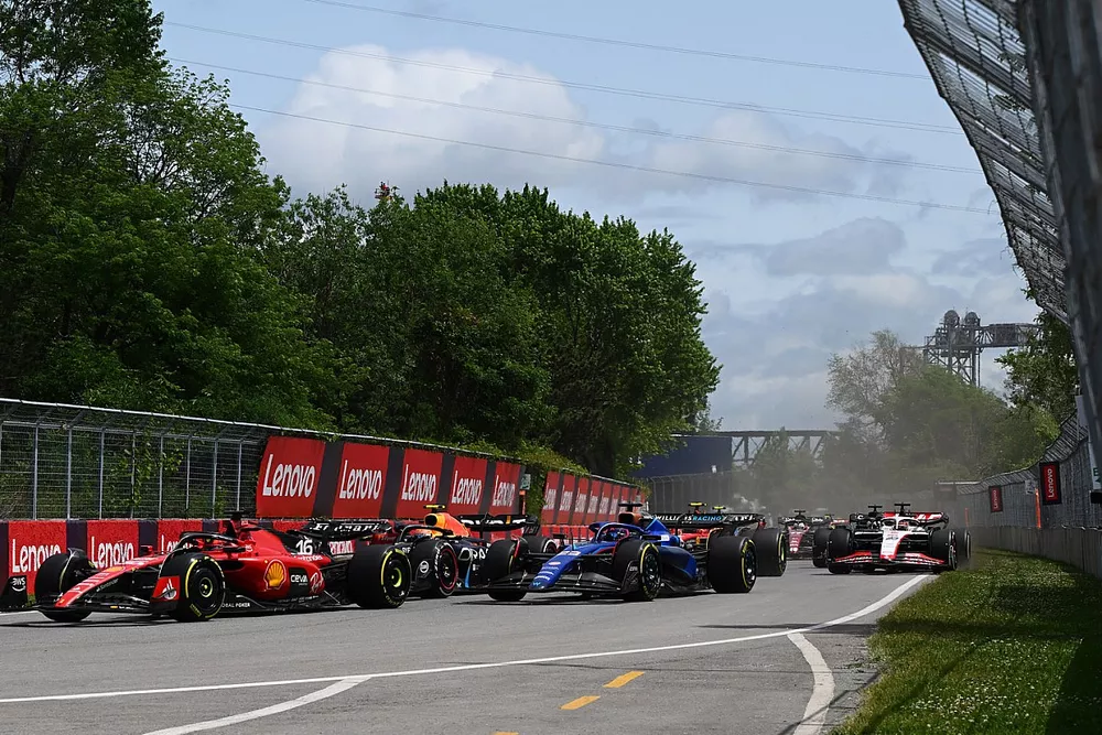 Le d&eacute;part du GP du Canada