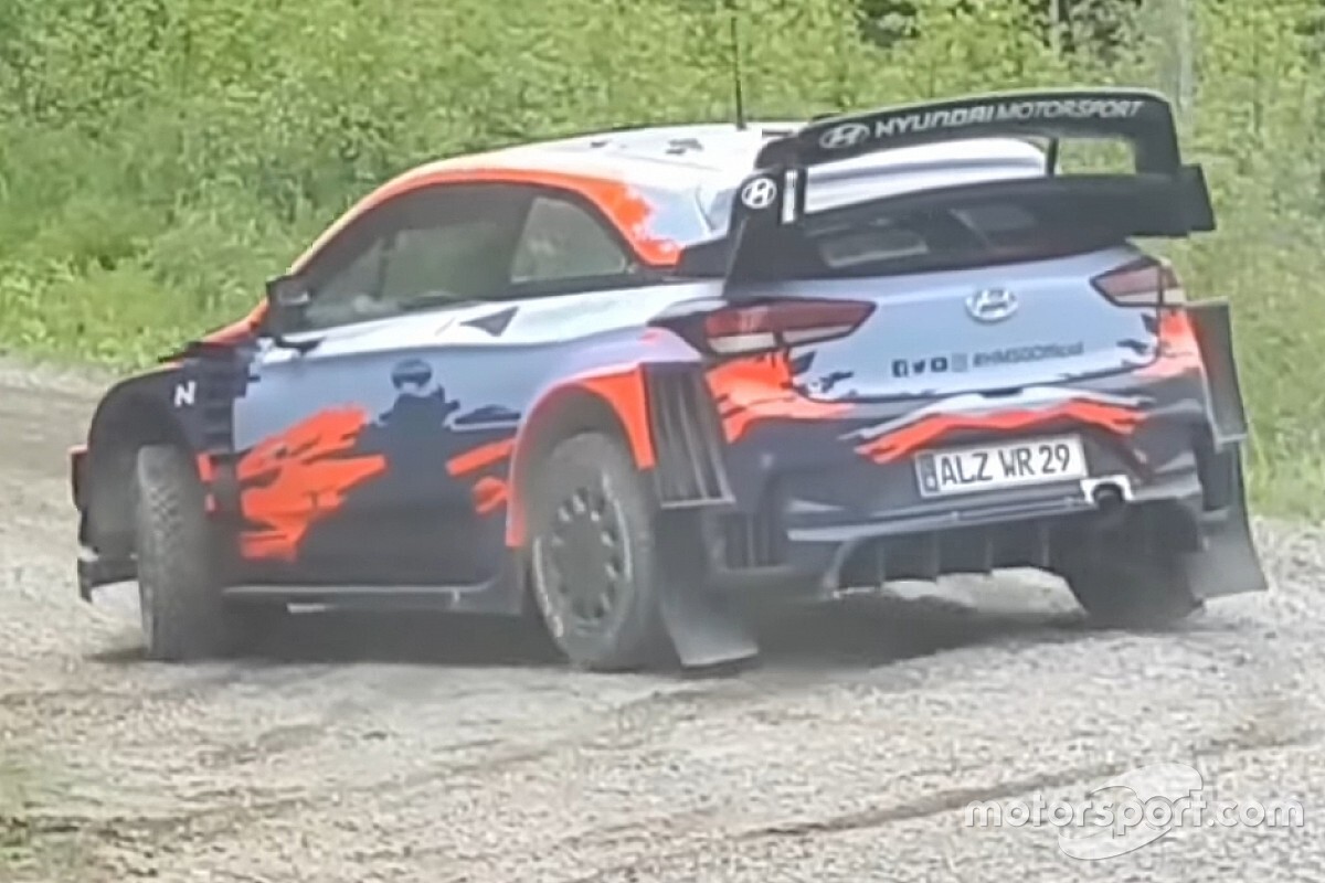 WRC: Hyundai prova la nuova aerodinamica posteriore nei test