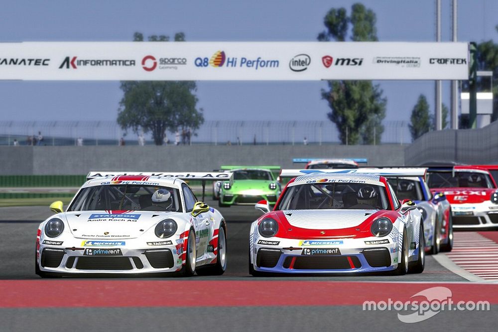 Primo match point al Mugello Circuit nella Porsche Esports Carrera Cup Italia