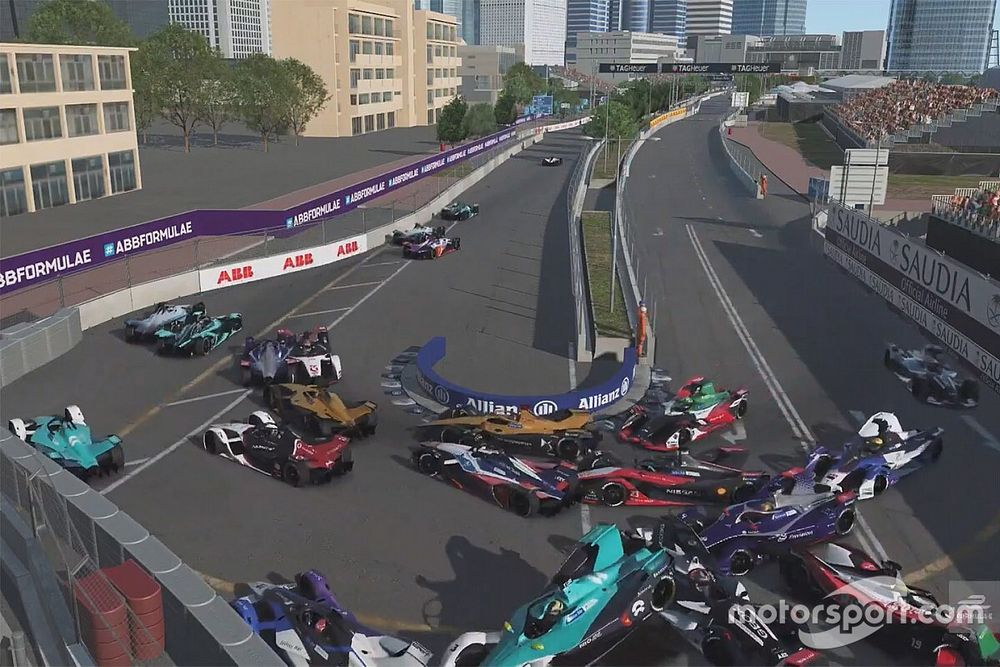 Wehrlein deja atrás un gran accidente para ganar en el Hong Kong virtual