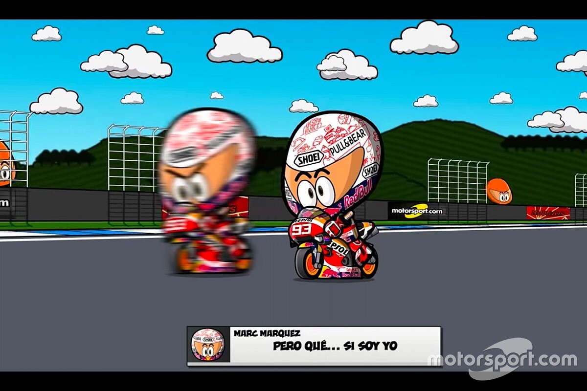 Vídeo: así vieron los Minis el GP de España... y la operación de Márquez