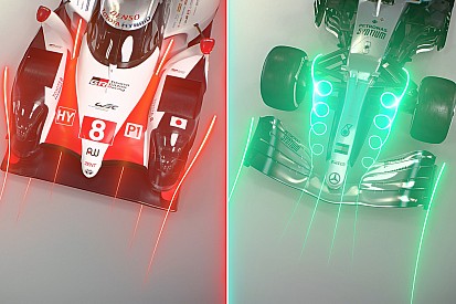 Comparación del Mercedes y Toyota, los mejores coches de F1 y WEC