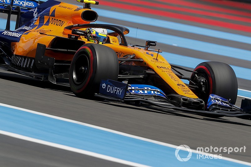 VÍDEO: Norris cai de 7º para 9º na última volta do GP da França